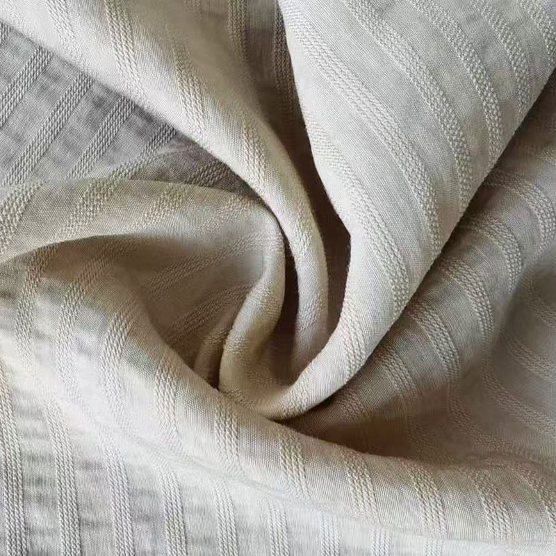 Tecido entrelaçado de rayon de filamento único de nylon com listra Lotus