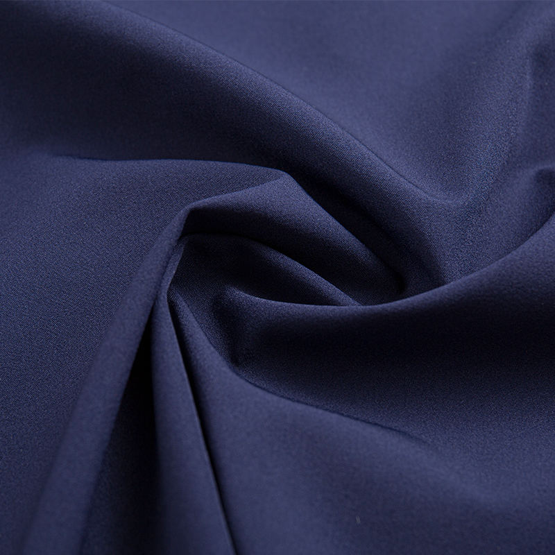 Ligação elástica de quatro vias de nylon 190gsm com membrana branca de respirabilidade de PTFE e malha - três em um